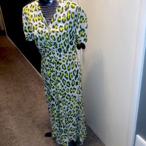 Diane von Furstenberg leopard dress